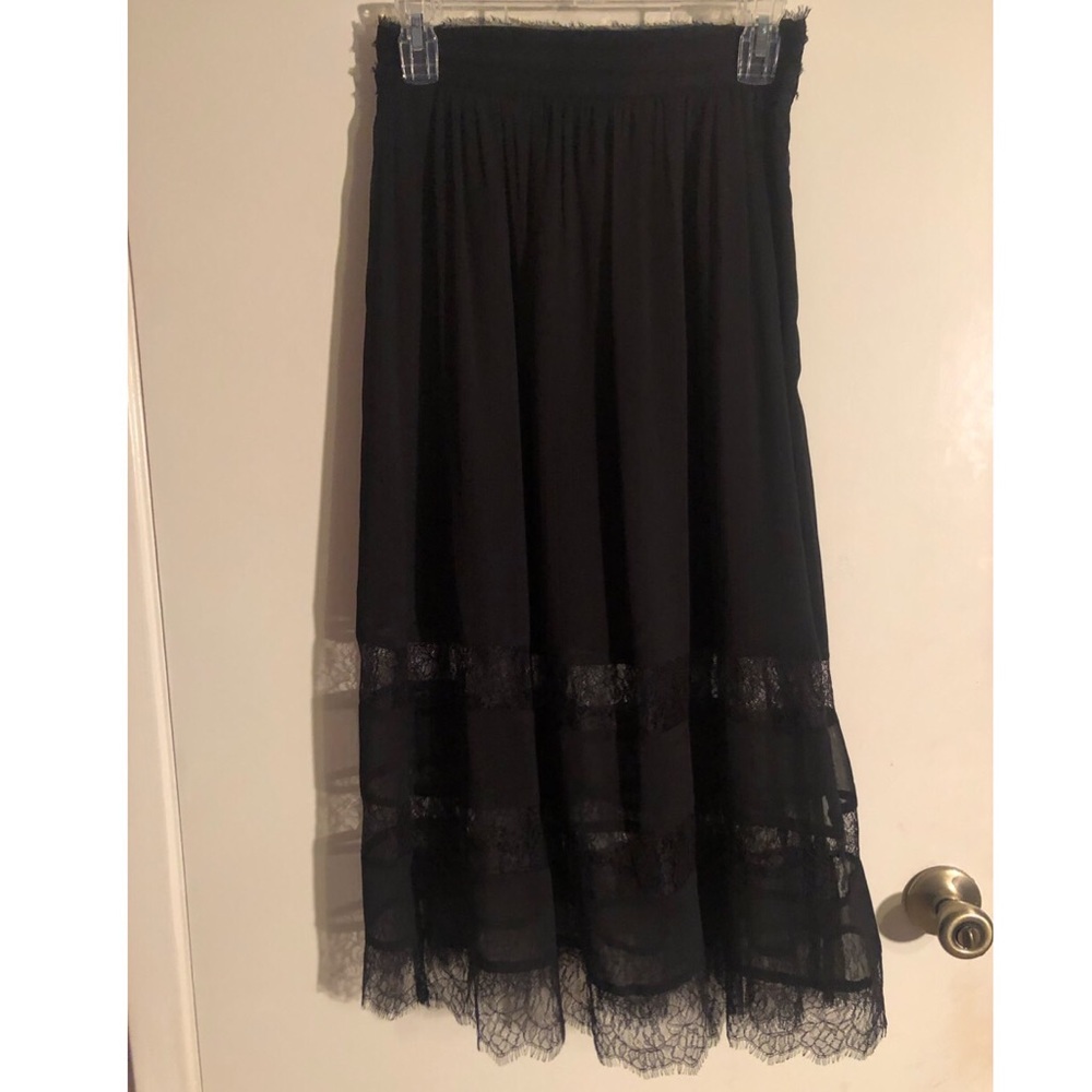 H&M Black Long Skirt